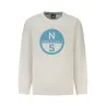 SWEAT-SHIRT FERMETURE ÉCLAIR POUR ENFANTS NORTH SAILS, BLANC - NORTH SAILS