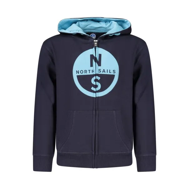 SWEAT-SHIRT BLEU À FERMETURE ÉCLAIR POUR ENFANTS NORTH SAILS - NORTH SAILS