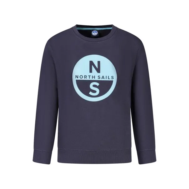 SWEAT-SHIRT BLEU À FERMETURE ÉCLAIR POUR ENFANTS NORTH SAILS - NORTH SAILS