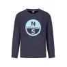 SWEAT-SHIRT BLEU À FERMETURE ÉCLAIR POUR ENFANTS NORTH SAILS - NORTH SAILS