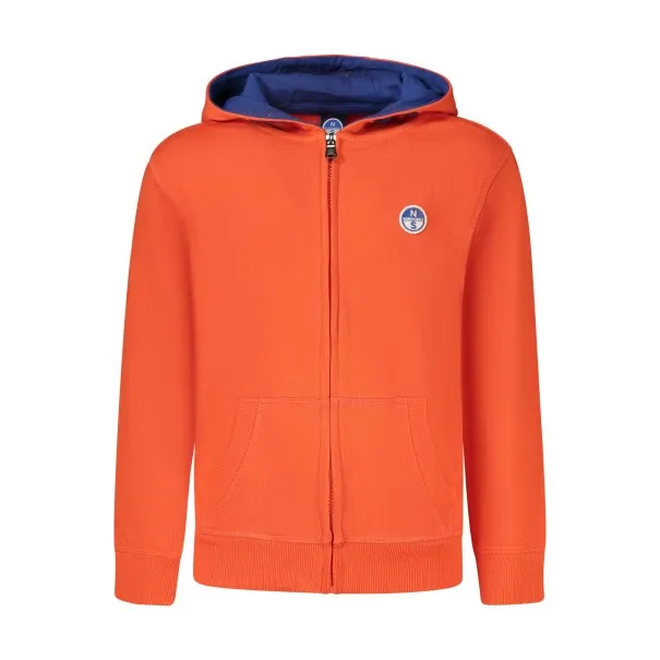SWEAT-SHIRT FERMÉ ORANGE POUR ENFANTS NORTH SAILS - NORTH SAILS