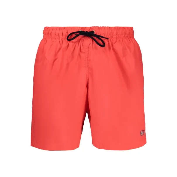 Short de Bain Rouge NORWAY 1963 pour Homme Tailles S à 3XL - NORWAY 1963