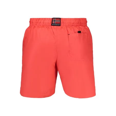 Short de Bain Rouge NORWAY 1963 pour Homme Tailles S à 3XL - NORWAY 1963