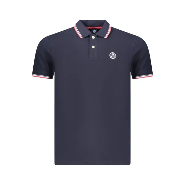 Polo à manches courtes pour homme North Sails, bleu - NORTH SAILS