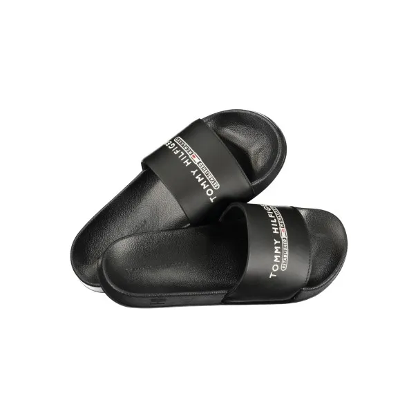 CHAUSSONS NOIRS POUR HOMMES TOMMY HILFIGER - TOMMY HILFIGER