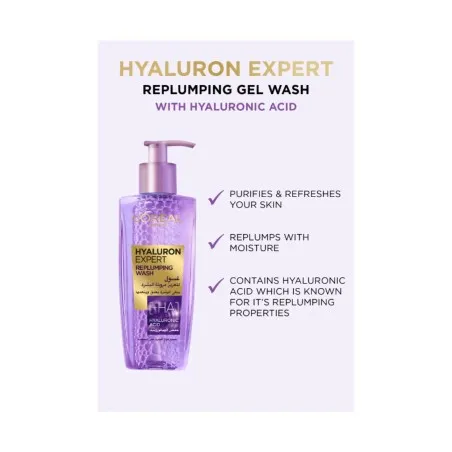 Gel Nettoyant L'Oréal HYALURON EXPERT 200ML - L'Oréal