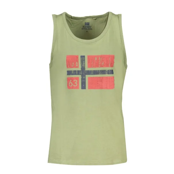 NORVÈGE 1963 DÉBARDEUR HOMME VERT - NORWAY 1963