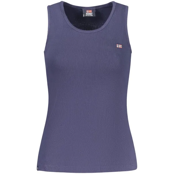 DÉBARDEUR BLEU POUR FEMME, NORVÈGE 1963 - NORWAY 1963