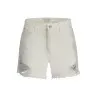 GUESS JEANS JEANS COURT FEMME BLANC - GUESS JEANS