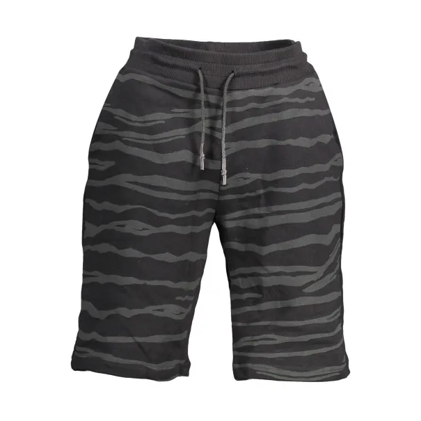 PANTALON BERMUDA HOMME CAVALLI CLASS NOIR - CAVALLI CLASS