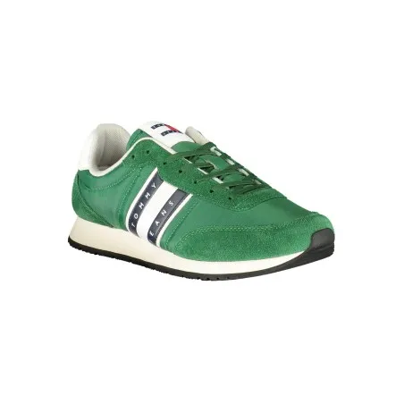 CHAUSSURES DE SPORT POUR HOMMES TOMMY HILFIGER VERTES - TOMMY HILFIGER