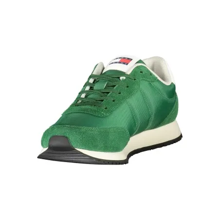 CHAUSSURES DE SPORT POUR HOMMES TOMMY HILFIGER VERTES - TOMMY HILFIGER
