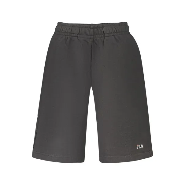 PANTALON DE SURVÊTEMENT COURT NOIR FILA POUR HOMME - FILA