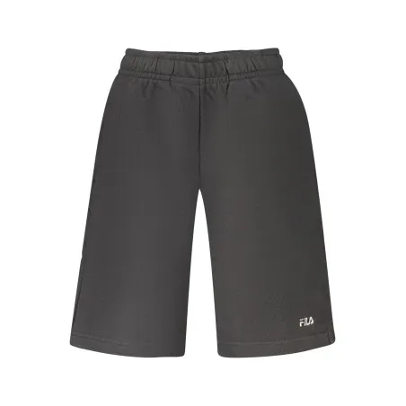 PANTALON DE SURVÊTEMENT COURT NOIR FILA POUR HOMME - FILA