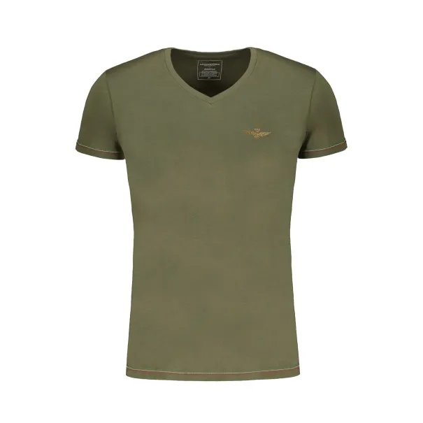 T-SHIRT MANCHES COURTES HOMME ERONAUTICA MILITARE VERT - AERONAUTICA MILITARE