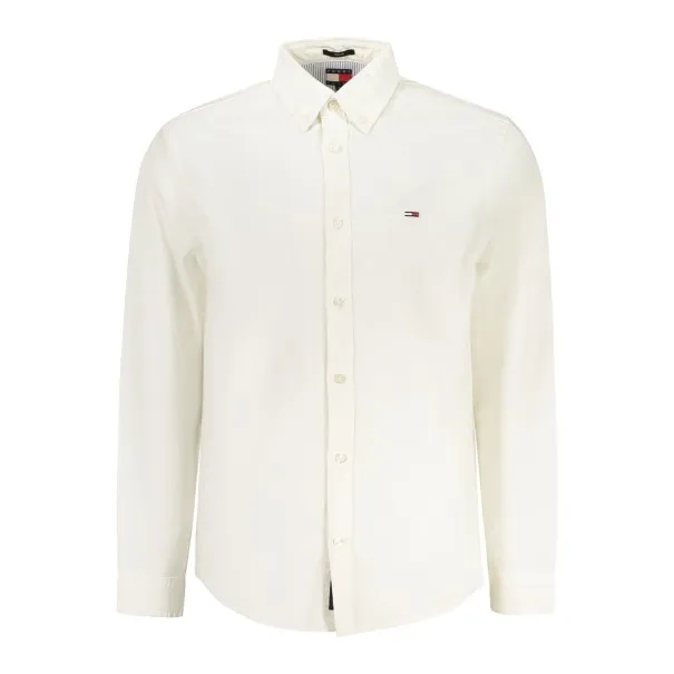Chemise à manches longues Tommy Hilfiger pour homme, blanche - TOMMY HILFIGER