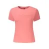 T-shirt rose à manches courtes pour femme Tommy Hilfiger - TOMMY HILFIGER