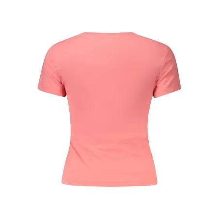 T-shirt rose à manches courtes pour femme Tommy Hilfiger - TOMMY HILFIGER