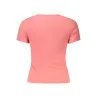 T-shirt rose à manches courtes pour femme Tommy Hilfiger - TOMMY HILFIGER
