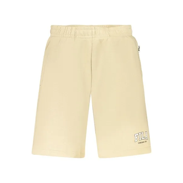 PANTALON DE SURVÊTEMENT COURT BEIGE FILA POUR HOMME - FILA