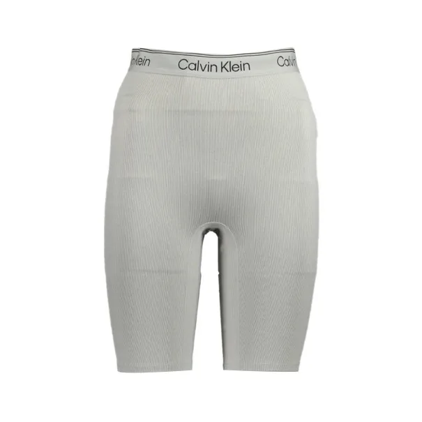 PANTALON COURT FEMME GRIS CALVIN KLEIN - CALVIN KLEIN