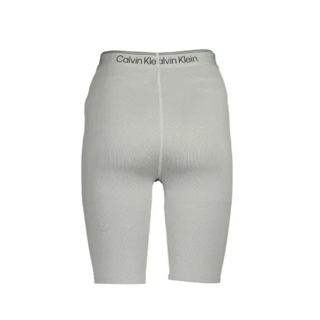 PANTALON COURT FEMME GRIS CALVIN KLEIN - CALVIN KLEIN