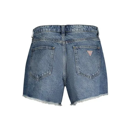 GUESS JEANS JEANS SHORT FEMME BLEU - GUESS JEANS