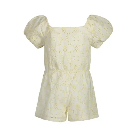 ROBE COURTE EN JEANS GUESS FILLE JAUNE - GUESS JEANS