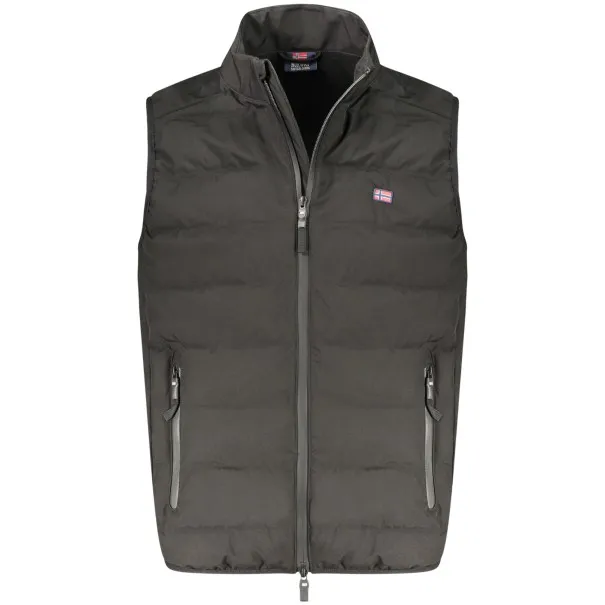 NORVÈGE 1963 VESTE NOIRE SANS MANCHES POUR HOMME - NORWAY 1963
