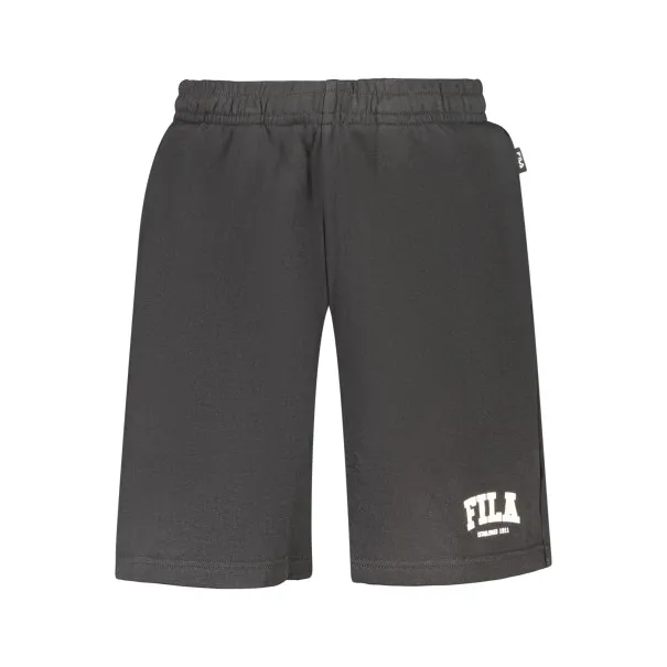 PANTALON DE SURVÊTEMENT COURT NOIR FILA POUR HOMME - FILA