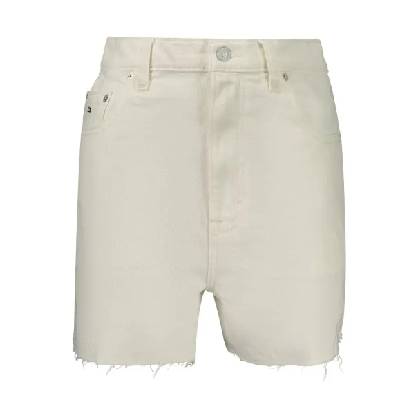 Jean court Tommy Hilfiger blanc pour femme - TOMMY HILFIGER