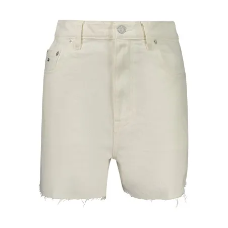 Jean court Tommy Hilfiger blanc pour femme - TOMMY HILFIGER