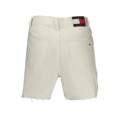Jean court Tommy Hilfiger blanc pour femme - TOMMY HILFIGER