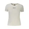 T-SHIRT À MANCHES COURTES TOMMY HILFIGER FEMME BLANC - TOMMY HILFIGER