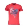 CAVALLI CLASS T-SHIRT MANCHES COURTES HOMME ROUGE - CAVALLI CLASS