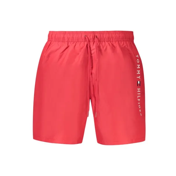 BAS DE MAILLOT DE BAIN HOMME TOMMY HILFIGER ROUGE - TOMMY HILFIGER