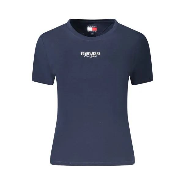 T-SHIRT À MANCHES COURTES TOMMY HILFIGER FEMME BLEU - TOMMY HILFIGER