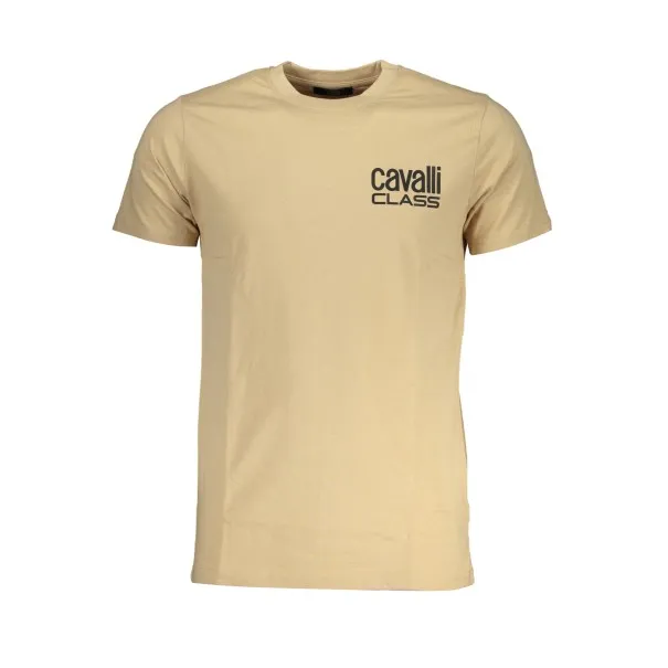 T-SHIRT MANCHES COURTES HOMME CAVALLI CLASS BEIGE - CAVALLI CLASS