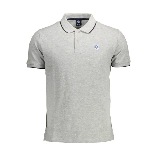 NORTH SAILS POLO MANCHES COURTES HOMME GRIS - NORTH SAILS