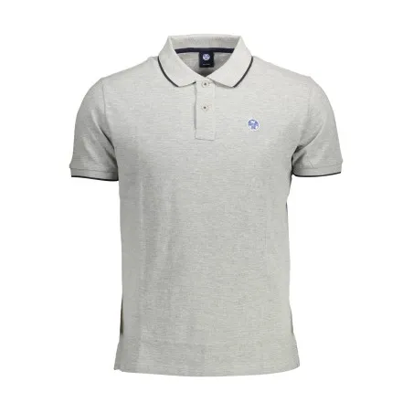 NORTH SAILS POLO MANCHES COURTES HOMME GRIS - NORTH SAILS