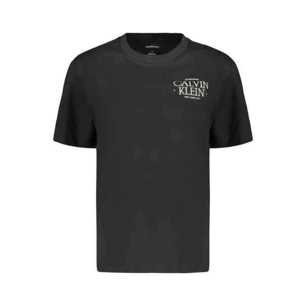 T-shirt noir à manches courtes pour femme Calvin Klein - CALVIN KLEIN