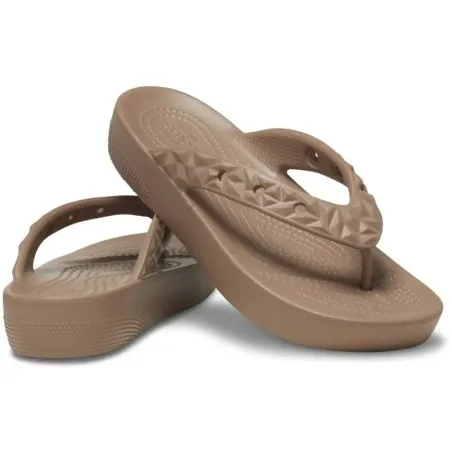 Tongs Femme CROCS CLASSIC PLATFORM GEOMETRC FLIP 2095652Q9 - CROCS
