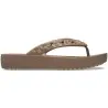 Tongs Femme CROCS CLASSIC PLATFORM GEOMETRC FLIP 2095652Q9 - CROCS