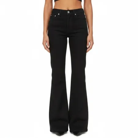 JEAN EN DENIM NOIR FEMME CALVIN KLEIN - CALVIN KLEIN