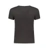 T-shirt noir à manches courtes pour femme Tommy Hilfiger - TOMMY HILFIGER