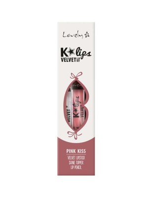 Rouge à Lèvres lovely LOVELY K-LIPS VELVET LIP KIT lovely - 1
