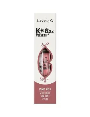 Rouge à Lèvres lovely LOVELY K-LIPS VELVET LIP KIT - lovely