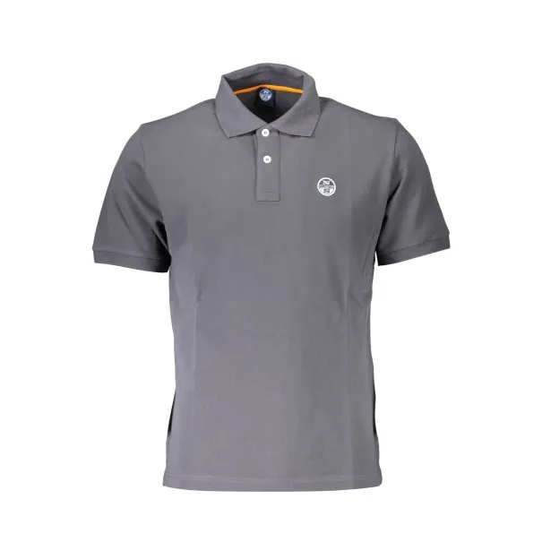 NORTH SAILS POLO MANCHES COURTES HOMME GRIS - NORTH SAILS