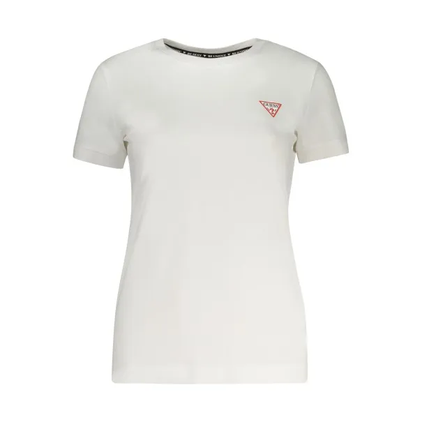 GUESS JEANS T-SHIRT À MANCHES COURTES FEMME BLANC - GUESS JEANS