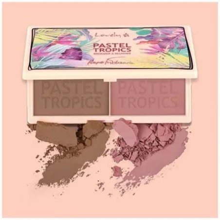 Fard à Joues lovely PASTEL TROPICS BRONZER & BLUSHER - lovely pop